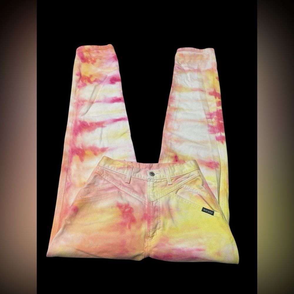 🔥🔥🔥 Vntg.‎ Rockies High Rise Tie-Dye Jeans
